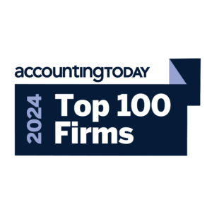 AccountingToday: Top 100 Firms Award Badge